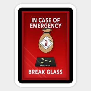 In case of emergency Sticker